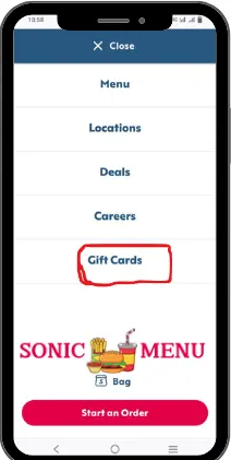 Sonic Gift Card Balance