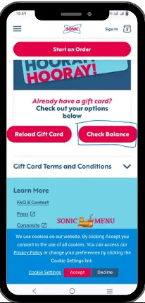 Sonic Gift Card